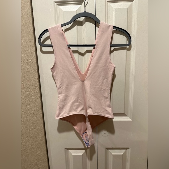 NWT Free People Body Keep It Slick Bodysuit in Rose , size XS - Picture 3 of 9